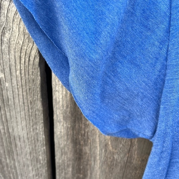 Women's Space Needle T-Shirt Blue Logo Solid L Crew Seattle Cut Sleeve Tourism - Picture 6 of 11